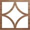 Ekena Millwork Statesman Wood Fretwork Pierced Ceiling Medallion, Walnut, 38"OD x 24 1/4"ID x 1/4"T CMWP38X38X0250STWA - alternate 1